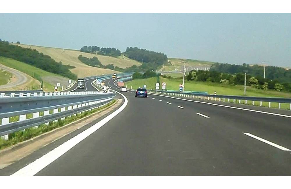 Foto: Dopravné obmedzenie na privádzači k diaľnici D1 Prešov – Budimír