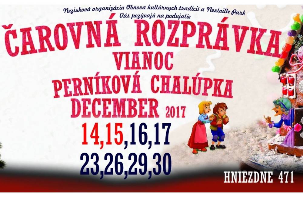 Foto: Nestville Park pozýva na Čarovnú rozprávku Vianoc