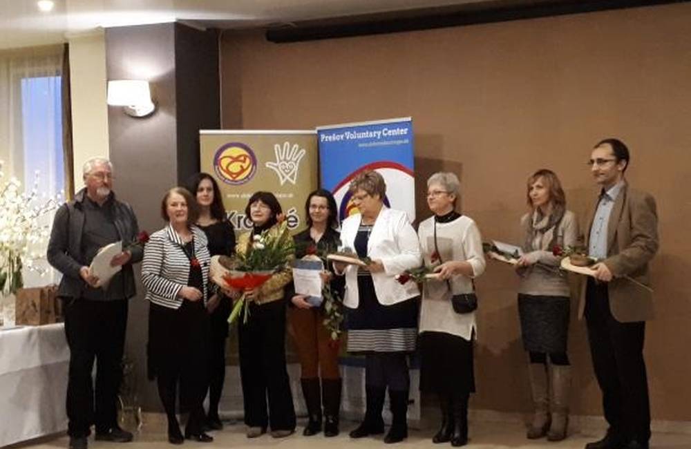 Prešovské dobrovoľnícke centrum odmenilo prácu najlepších dobrovoľníkov