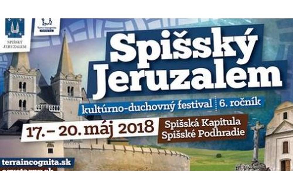 6. ročník kultúrno-duchovného festivalu Spišský Jeruzalem, pozrite si podrobný program