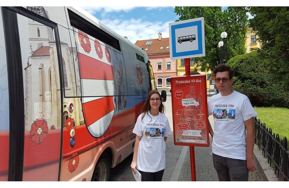 Vyhliadkový autobus Prešovská 49-tka v pondelok 11. júna začína opäť jazdiť po uliciach Prešova