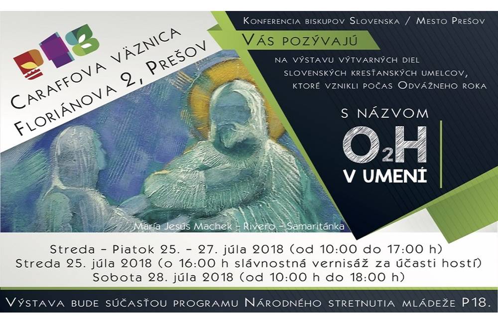 Foto: Výstava s názvom O2H v umení bude súčasťou programu Národného stretnutia mládeže P18