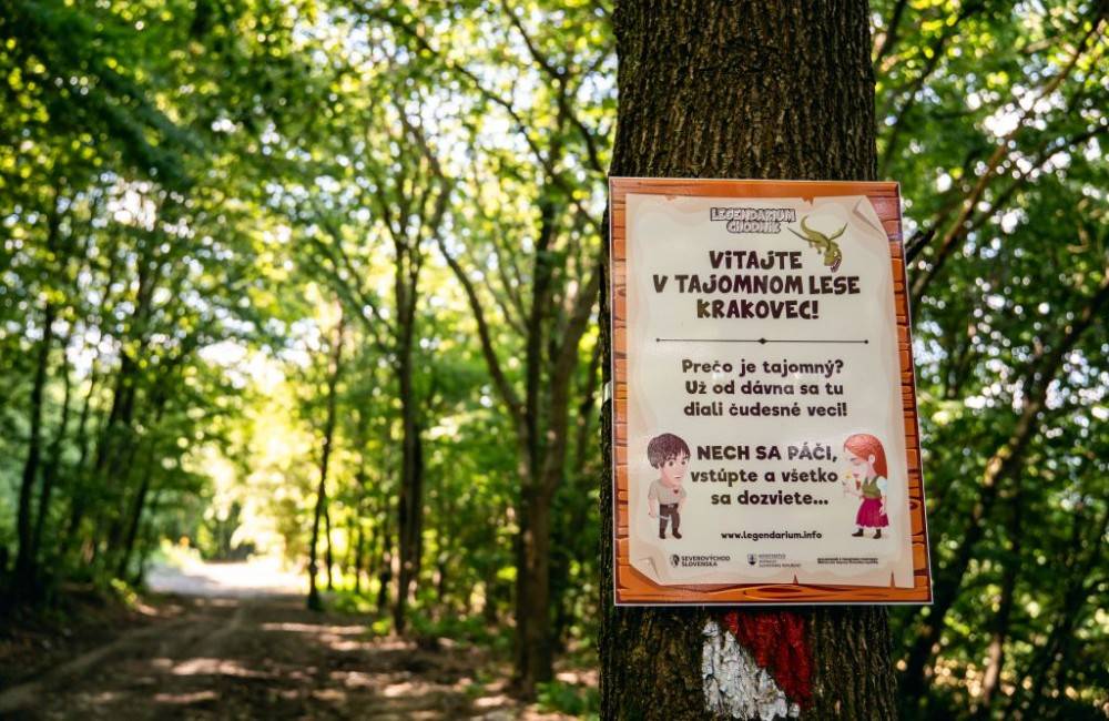 Legendu o prepadnutej obci deťom priblíži zábavno-náučný chodník Tajomný les Krakovec v okrese Sabinov