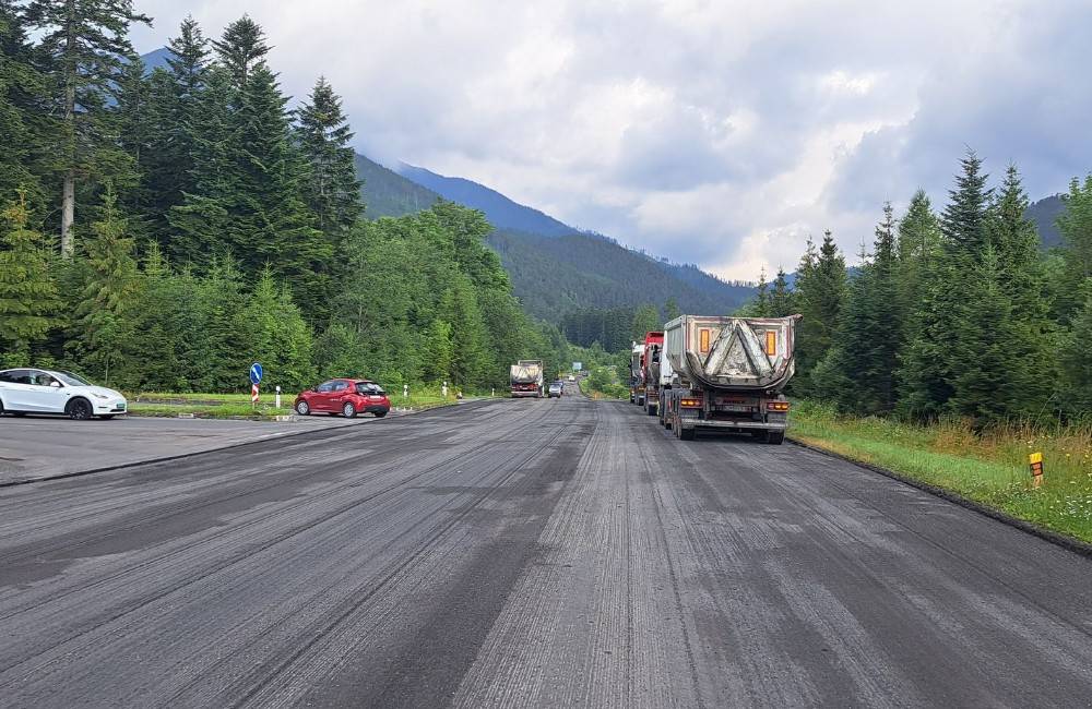 Cesta medzi Spišskou Belou a Ždiarom prejde rekonštrukciou,  stavebné práce budú ukončené v auguste