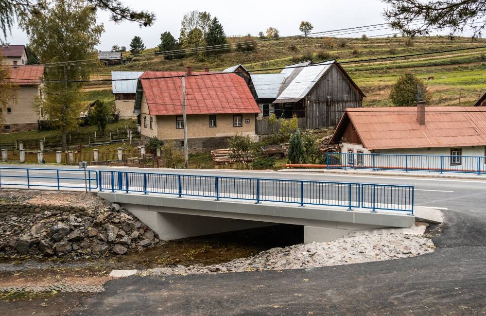 FOTO: Most v Liptovskej Tepličke prešiel komplexnou rekonštrukciou za viac ako 628-tisíc eur