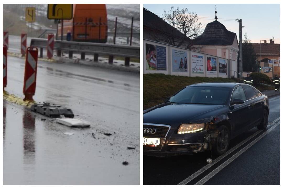 FOTO: Opití vodiči v Prešovskom kraji spôsobili nehody len pár hodín po začiatku nového roka