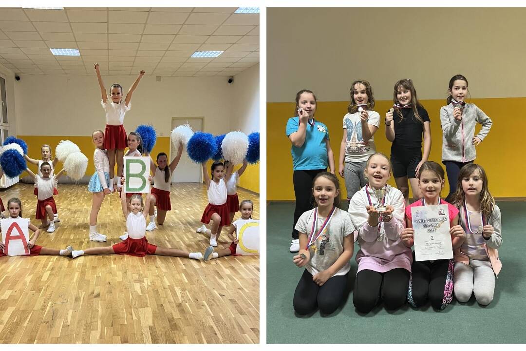 Prešovské cheerleaderky zbierajú úspechy. Už získali aj svoje prvé medaily