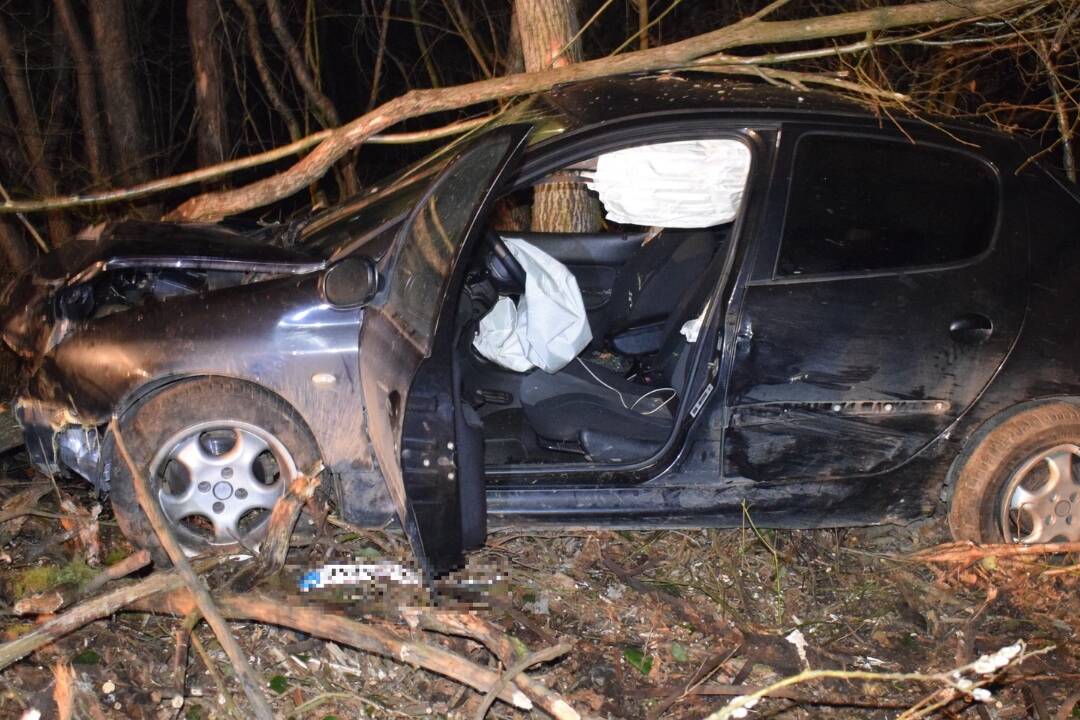 Vodič pod vplyvom alkoholu narazil do stromov, spolujazdec utrpel ťažké zranenia