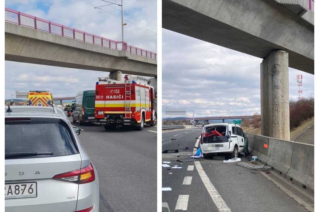 Na diaľnici pod Tatrami došlo k tragickej dopravnej nehode, vodič zraneniam podľahol