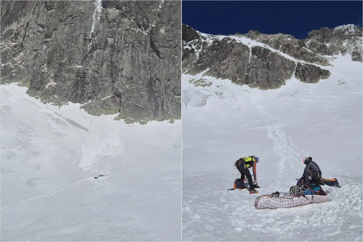 FOTO: Smutná správa z Vysokých Tatier. Turista utrpel pri 200-metrovom páde devastačné poranenia, ktorým podľahol