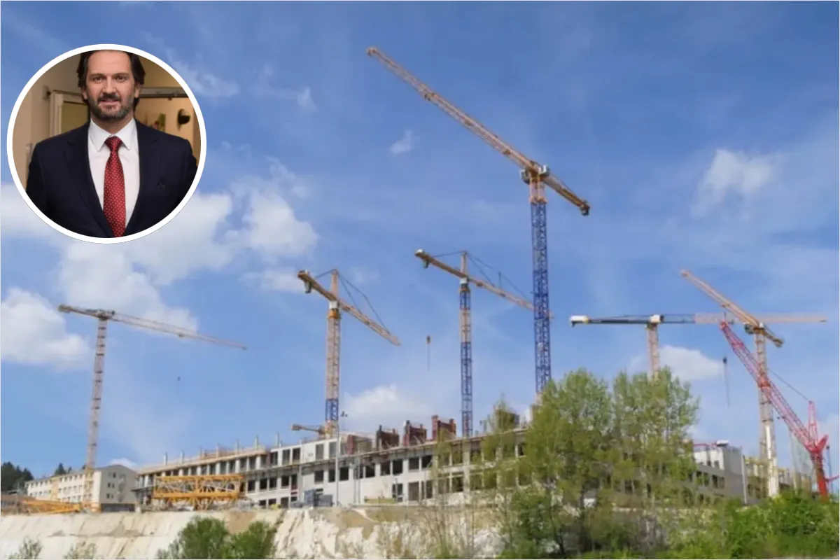 VIDEO: Výstavba novej nemocnice v Prešove bola zastavená. Kaliňák nevylúčil zbúranie časti stavby či nový tender