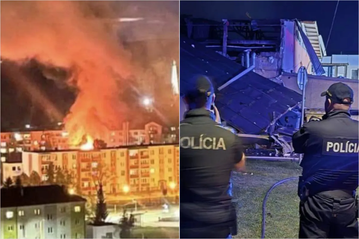 Vo Svidníku došlo k mohutnej explózii v jednej z miestnych firiem, do nemocnice previezli jedného človeka