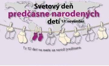 Pri príležitosti Svetového dňa predčasne narodených detí sa Prešov zahalí do purpurovej farby