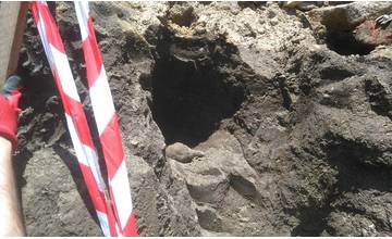 Na stavenisku obchodného centra Fórum bol nájdený sovietsky granát, odpálený musel byť na mieste