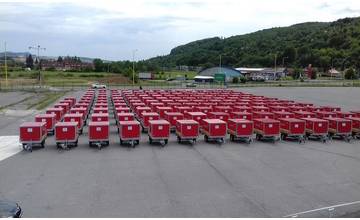 Ministerstvo vnútra SR odovzdalo 189 mestám a obciam v Prešovskom kraji protipovodňové vozíky