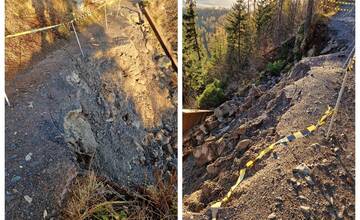 Úsek medzi Hrebienkom a Rainerovou chatou je vážne poškodený. Pri prechádzaní zvýšte opatrnosť