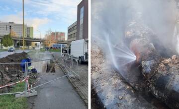 V Humennom došlo k havárii horúcovodu. Od teplej vody je odstavených takmer tisíc bytov
