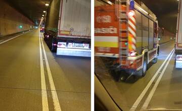 VIDEO: V tuneli Branisko sa mala stať nehoda, podľa svedkov sa tam mali zraziť tri osobné autá a dodávka