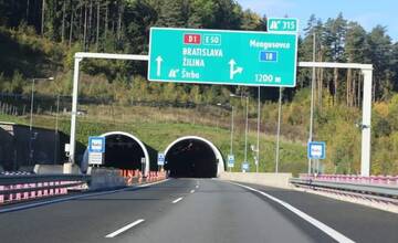 Tunel Bôrik je už plne prejazdný, rýchlosť je obmedzená 