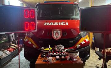 FOTO: Dobrovoľní hasiči v Prešove využili finančnú podporu na nákup nového vybavenia, slúžiť bude najmä deťom