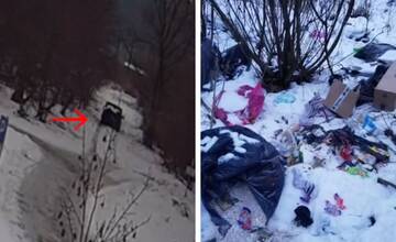 VIDEO: Kamerové záznamy odhalili pôvodcu nelegálnej skládky v Levoči. Neporiadok musí odstrániť