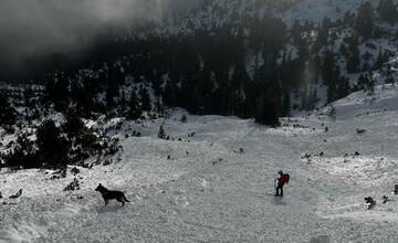 V Tatrách padla lavína, na mieste zasahovali horskí záchranári s lavínovým psom