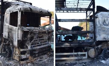 Páchateľ podpálil v obci Chmeľnica zaparkované nákladné auto. Spôsobil aj požiar prevádzkovej budovy