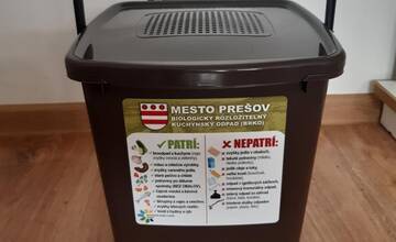 Mesto Prešov podporí zber biologicky rozložiteľného kuchynského odpadu. Domácnosti dostanú vedierka