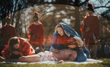 FOTO: Fotograf Ľuboš Krahulec vytvoril neskutočné zábery z prešovskej Krížovej cesty