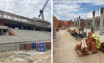 FOTO: Ako pokračuje výstavba Futbal Tatran Arény v Prešove?