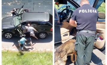 VIDEO: Krajská kriminálka zadržala v Prešove dílera drog priamo pri čine