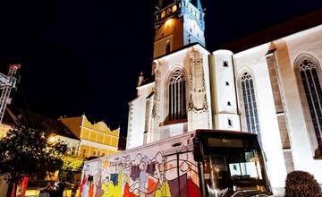 FOTO: V centre Prešova pribudlo unikátne dielo. Aktuálne ho môžete vidieť pri Konkatedrále sv. Mikuláša