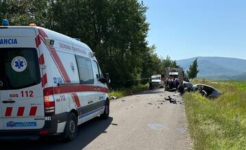 Za Sninou došlo k vážnej dopravnej nehode dvoch áut: Jeden z vodičov nafúkal 2,5 promile alkoholu