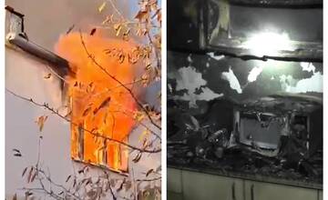 Vo Vranove zasahovali hasiči pri požiari rodinného domu. Na plamene upozornili deti