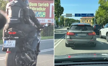 FOTO: Internet valcujú vtipné ŠPZ-ky, kreativita vodičov nepozná hranice. Stretnúť ich môžete aj na prešovských cestách