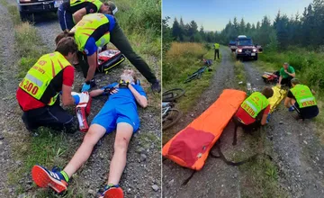 Vo Vysokých Tatrách spadol z bicykla 17-ročný český cyklista a udrel si hlavu, pomohli mu horskí záchranári