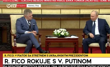 Fico sa v Pekingu stretol s Putinom. Vyzdvihol projekt v Michalovciach, Ukrajinu kritizoval za útok na infraštruktúru