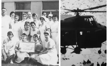 FOTO: Popradská nemocnica oslavuje výnimočné výročie. Pred 60. rokmi zachránil prvý letecký zásah život horolezkyne