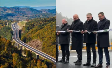 VIDEO: Nový úsek R2 Kriváň – Mýtna vo štvrtok slávnostne otvorili, vodiči budú jazdiť v korunách stromov