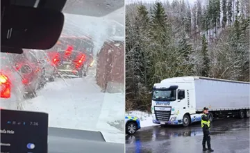 FOTO: Slovensko zasiahla kalamita a dopravný chaos, vodiči bojujú s uzavretými cestami aj horskými priechodmi