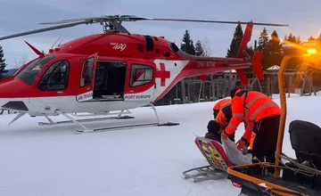 Vrtuľníky odviezli zo svahov 5 detí, záchranári zasahovali aj v Prešovskom kraji