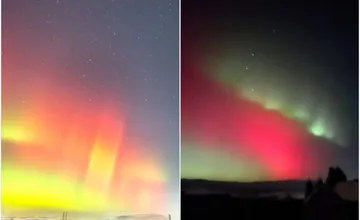 FOTO: Ak ste to v pondelok nestihli, dnes sa určite pozrite na oblohu, polárna žiara môže opäť prekvapiť