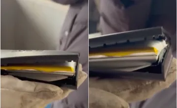 VIDEO: Na zberný dvor v Prešove priniesol obyvateľ poškodenú batériu. Dávajte si pozor, môže spôsobiť problémy