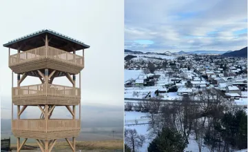 FOTO: Pri Sabinove otvorili 16-metrovú rozhľadňu. Pokochať sa môžete výhľadom na okolité vrchy, ale aj na Vysoké Tatry