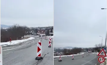 Pod Šalgovíkom sa pre nestabilný svah objavilo dopravné značenie. Podľa primátora Prešova už majú projekt sanácie