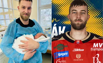 FOTO: Hokejový klub v Humennom má nový prírastok. Kanonier Martin Krajňák sa stal otcom malej Izabely