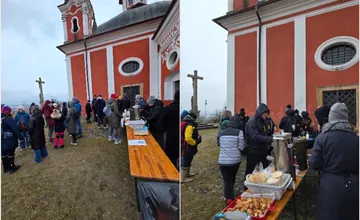 FOTO: Pri Kalvárii sa konal už 11. ročník výnimočného skutku lásky. Ani zima či dážď neodradila Prešovčanov od pomoci