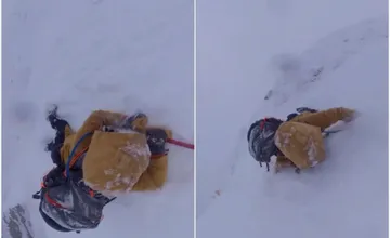 VIDEO: Nebezpečné šmyknutie mohlo skončiť tragicky. Turista v Tatrách padal desiatky metrov nebezpečným terénom