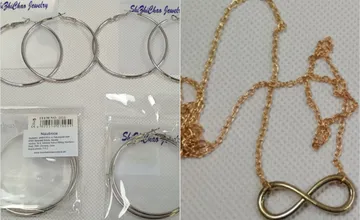 FOTO: SOI varuje pred nebezpečnou bižutériou. Náhrdelník, náušnice aj prívesok obsahujú zdraviu škodlivé kovy