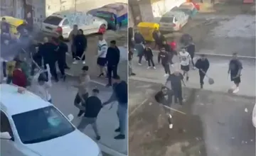 VIDEO: Predvolebné vášne prerástli na východe do hromadnej bitky. Vzduchom lietali mačety, kosy aj lopaty